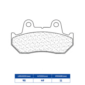 643011MSC.jpg Set pastiglie freno cl brakes 3011msc
