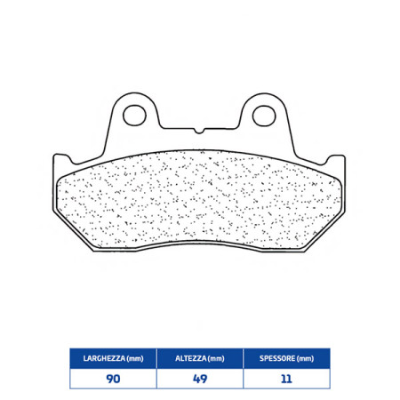 643011MSC.jpg Set pastiglie freno cl brakes 3011msc