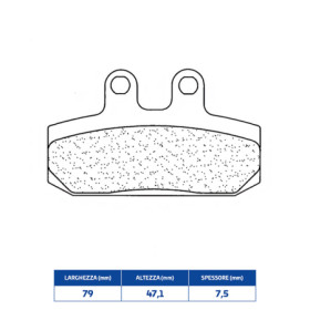 643020MSC.jpg Set pastiglie freno cl brakes 3020msc