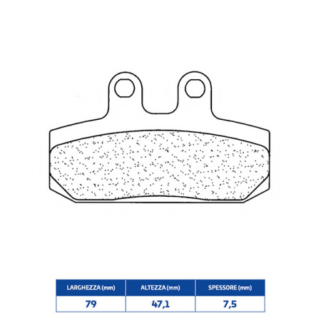 643020MSC.jpg Set pastiglie freno cl brakes 3020msc