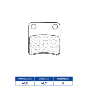 643038MSC.jpg Set pastiglie freno cl brakes 3038msc