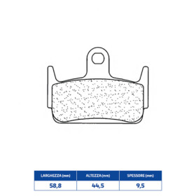 643041MSC.jpg Set pastiglie freno cl brakes 3041msc