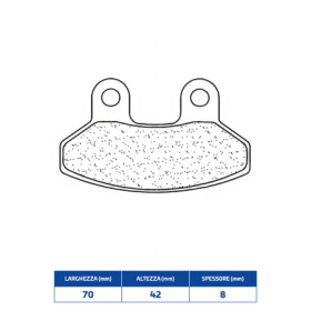 643067SC.jpg Set pastiglie freno cl brakes 3067sc
