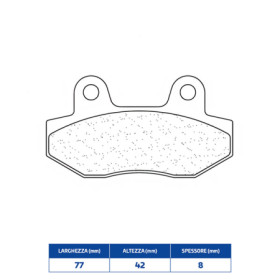 643096SC.jpg Set pastiglie freno cl brakes 3096sc