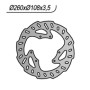 659193X.jpg Disco ng gilera derbi codice ng: 193x