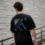 670095XL_01.jpg T-SHIRT MOTOTEC BLACK VOLT (TAGLIA: XL)