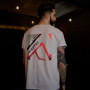 670096M.jpg T-SHIRT MOTOTEC WHITE BLAZE (TAGLIA: M)