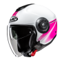 I40PYLEBIANCOFUCSIA.png CASCO JET HJC I40N PYLE BIANCO/FUCSIA MC8