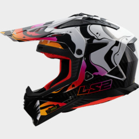 4670822021726907821_600.jpg CASCO CROSS LS2 MX708 FAST II WASH WHITE TAGLIA M