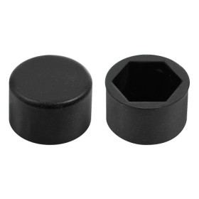 Set 20 copribulloni 17mm in silicone nero 02245-C-01.jpg Set 20 copribulloni 17mm in silicone nero