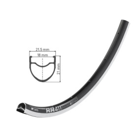 2040006612.jpg Cerchio dt swiss rr 411 28, nero, 28 fori, 622-18,