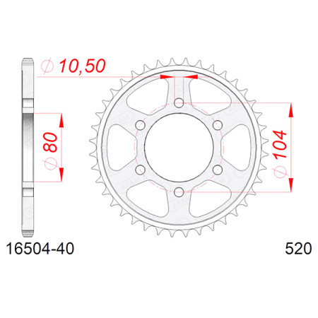 541640340A.jpg Corona afam in acciaio p520 - z40 (dis.16403)
