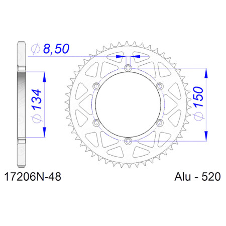 541720648A.jpg Corona afam in alluminio p520 - z48 (dis.17206)