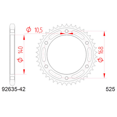543530842A.jpg Corona afam in acciaio p525 - z42 (dis.35308)