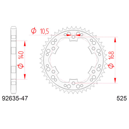 543530847A.jpg Corona afam in acciaio p525 - z47 (dis.35308)