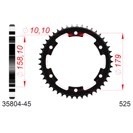 543580445A.jpg Corona afam in acciaio p525 - z45 (dis.35804)