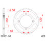 543810151A.jpg CORONA AFAM IN ACCIAIO P420 - Z51 (DIS.38101)
