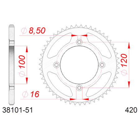 543810151A.jpg CORONA AFAM IN ACCIAIO P420 - Z51 (DIS.38101)