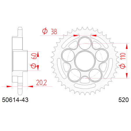 545061443A.jpg Corona afam in acciaio p520 - z43 (dis.50614)