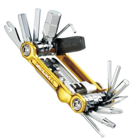 TKTT2536GD.jpg CHIAVE MULTIUSO MINI 20 PRO (23 FUNZIONI) ORO CON CHIAVE MULTIUSO CON BORSELLO INCLUSO