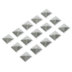 DECOR-STUDS, BORCHIE CROMATE 15 PZ - 10X10 MM 07214-A-01.jpg DECOR-STUDS, BORCHIE CROMATE 15 PZ - 10X10 MM