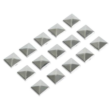 07214-A-01.jpg DECOR-STUDS, BORCHIE CROMATE 15 PZ - 10X10 MM