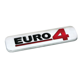 EMBLEMA ANTINQUINAMENTO 3D CROMATO - 100X25 MM - EURO 4 07244-C-01.jpg EMBLEMA ANTINQUINAMENTO 3D CROMATO - 100X25 MM - EURO 4