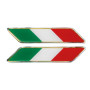 15008-C-01.jpg STICKY 3D - TRICOLORE ITALIA CORTO DIAGONALE, 2 PZ - 88X16 MM