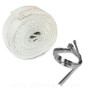 013100.jpg BANDA / FASCIA / NASTRO TERMICO ISOLANTE CHIARO PER COLLETTORI MOTO (2mm x 50mm x 3MT) + Tiranti in acciaio INOX Cust
