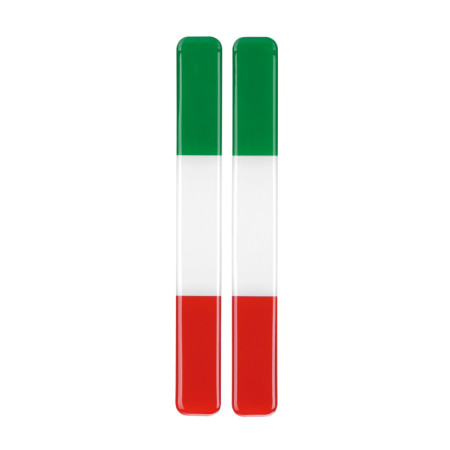 20640-A-01.jpg FLAG-ITALY, COPPIA BANDIERE ITALIA - 15X138 MM