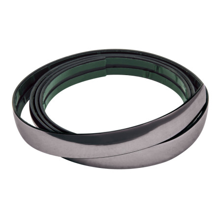 20892-A-01.jpg PROFILO ADESIVO CROMATO NERO - 4 M - 39 MM