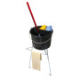 37390-S-01.jpg AREA DI SERVIZIO, SECCHIO CON PORTA SPUGNA - 10 L