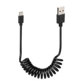 38702-C-01.jpg CAVO A SPIRALE USB   USB TYPE-C - 100 CM - NERO