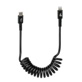 38706-A-01.jpg CAVO A SPIRALE USB TYPE-C   APPLE 8 PIN - 100 CM - NERO
