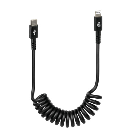 38706-A-01.jpg CAVO A SPIRALE USB TYPE-C   APPLE 8 PIN - 100 CM - NERO