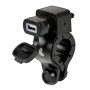 38832-A-01.jpg USB-FIX TUBE, CARICATORE USB CON FISSAGGIO A MANUBRIO E CONNETTORI A FORCELLA - FAST CHARGE - 3000 MA - 12/24V