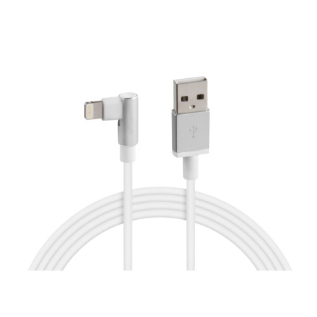 38836-A-01.jpg CAVO 90° USB   LIGHTNING - 100 CM - BIANCO