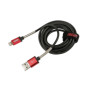 38841-S-01.jpg CAVO UNIVERSAL, USB   APPLE 8 PIN / MICRO USB - 200 CM - NERO