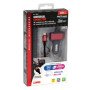 38843-C-01.jpg CARICABATTERIA UNIVERSAL (APPLE 8 PIN / MICRO USB) CON 2 PORTE USB - FAST CHARGE - 5800 MA - 12/24V